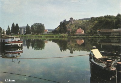 SOLVAY 73 - Givet (Ardennes) - La tour Grégoire - La Meuse (1).jpg