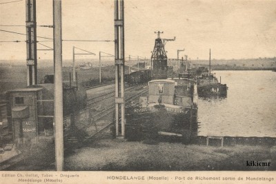 Mondelange (Moselle) - Port de Richemont sortie de Mondelange (1) (red).jpg