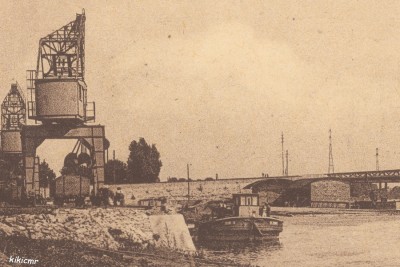 SOLVAY 16 - Villefranche-sur-Saône - Le port et le pont de Frans - CP écrite en août 1938 (2) red.jpg