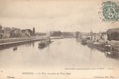 PAQUEBOT 4 peut-être - Soissons - Le port, vue prise du Vieux Pont (1) (red).jpg