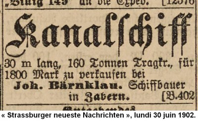 Bärnklau Saverne - vente Kanalschiff.jpg (113.21 Kio) Vu 3031 fois Bärnklau Saverne - vente Kanalschiff.jpg