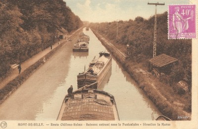 Mont-de-Billy - Route Châlons-Reims - Bateaux entrant sous le funiculaire - Direction la Marne.jpg