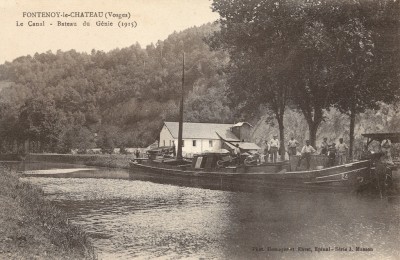 Fontenoy-le-Château - Le canal - Bateau du Génie (1915) (vagus).jpg