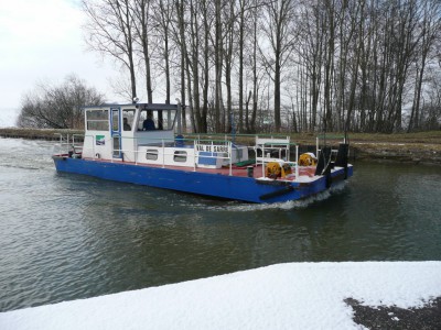 VAL DE SARRE - bief de partage - 12 février 2009 2.JPG