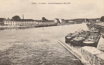 Gray - La Saône - Les établissements Millot.jpg