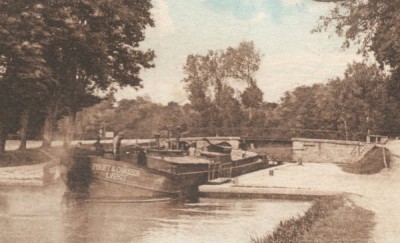 Nemours (S.-et-M.) - Le canal et l'écluse des Buttes (dét) (4).jpg