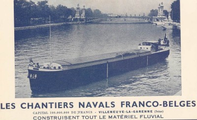 chantiers franco-belges - pub revue de la navigation intérieure 10 janvier 1951 - HUE (Copier).jpg