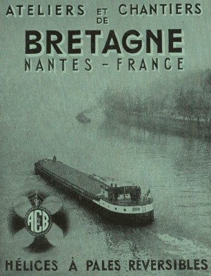 DEFI - pub ateliers et chantiers de bretagne - revue navigation interieure rhénane 25 mai 1952 (Copier).jpg