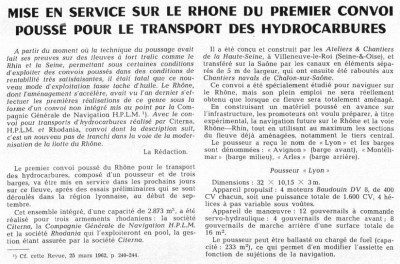 convoi poussé LYON - revue navigation intérieure et rhénane 25 septembre 1963 (1).JPG