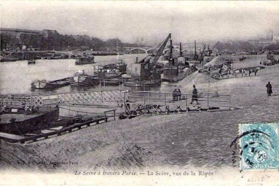 11-Ponton grue AVOCETTE  N° 5  (Morillon Corvol)quai de La Rapée.jpg